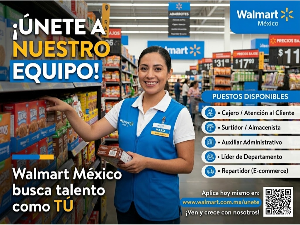 Convocatorias en Walmart México 2026